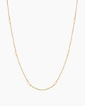 Pink Amour Necklace || option::18K Gold Plated
