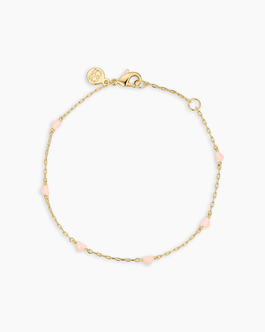 Pink Amour Bracelet || option::18K Gold Plated