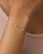Pink Amour Bracelet || option::18K Gold Plated