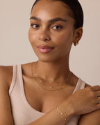 Pink Amour Bracelet || option::18K Gold Plated