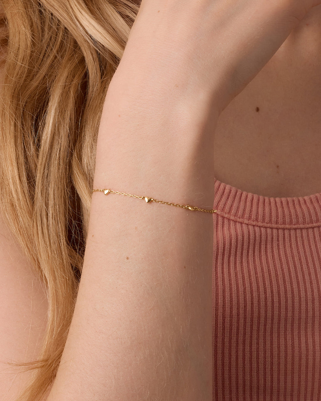 Amour Bracelet || option::18K Gold Plated