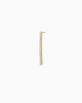 Lab Grown Diamond Classic Tennis Drop Single Earring || option::14K Solid Gold
