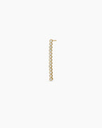 Lab Grown Diamond Classic Tennis Drop Single Earring || option::14K Solid Gold