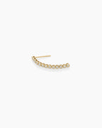 Lab Grown Diamond Classic Tennis Drop Single Earring || option::14K Solid Gold
