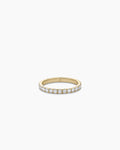 Lab Grown Diamond Eternity Ring || option::14K Solid Gold, 2mm