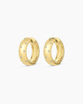 Noel Shimmer Hoops || option::18K Gold Plated