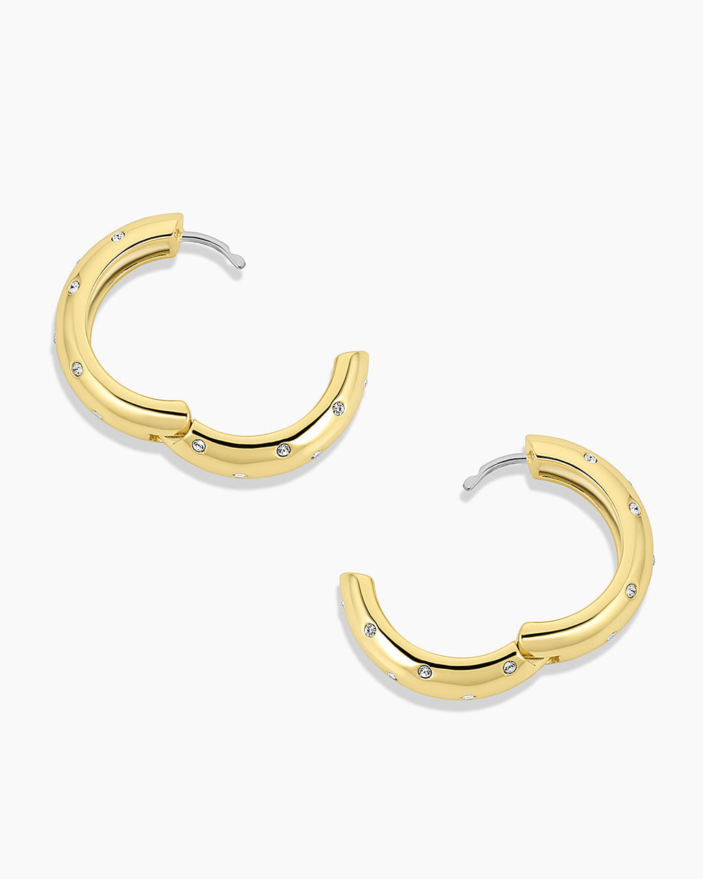 Noel Shimmer Hoops || option::18K Gold Plated