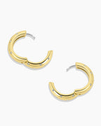 Noel Shimmer Hoops || option::18K Gold Plated