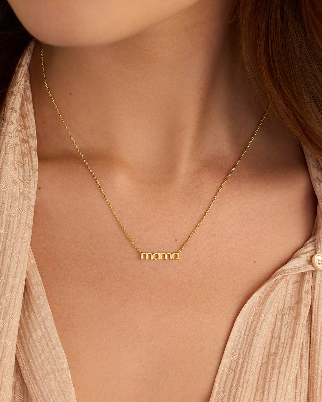 Mama Wilder Necklace || option::18K Gold Plated