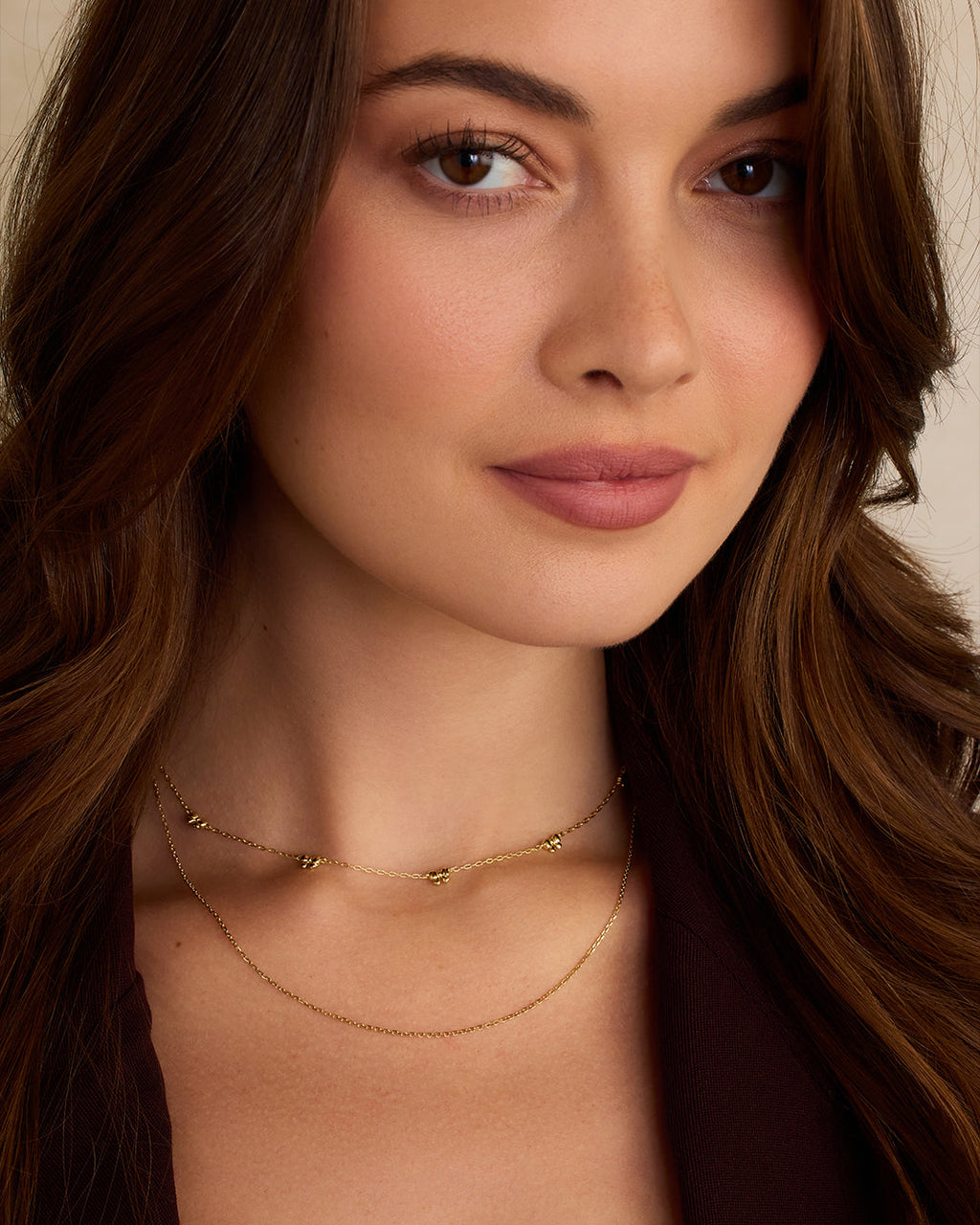 Mini Bow Necklace || option::18K Gold Plated || set::mini-bow-necklace-stl