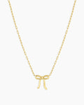 Put a Bow on it Necklace || option::18K Gold Plated