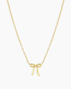 Put a Bow on it Necklace || option::18K Gold Plated