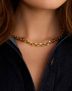 Asher Statement Necklace || option::18K Gold Plated