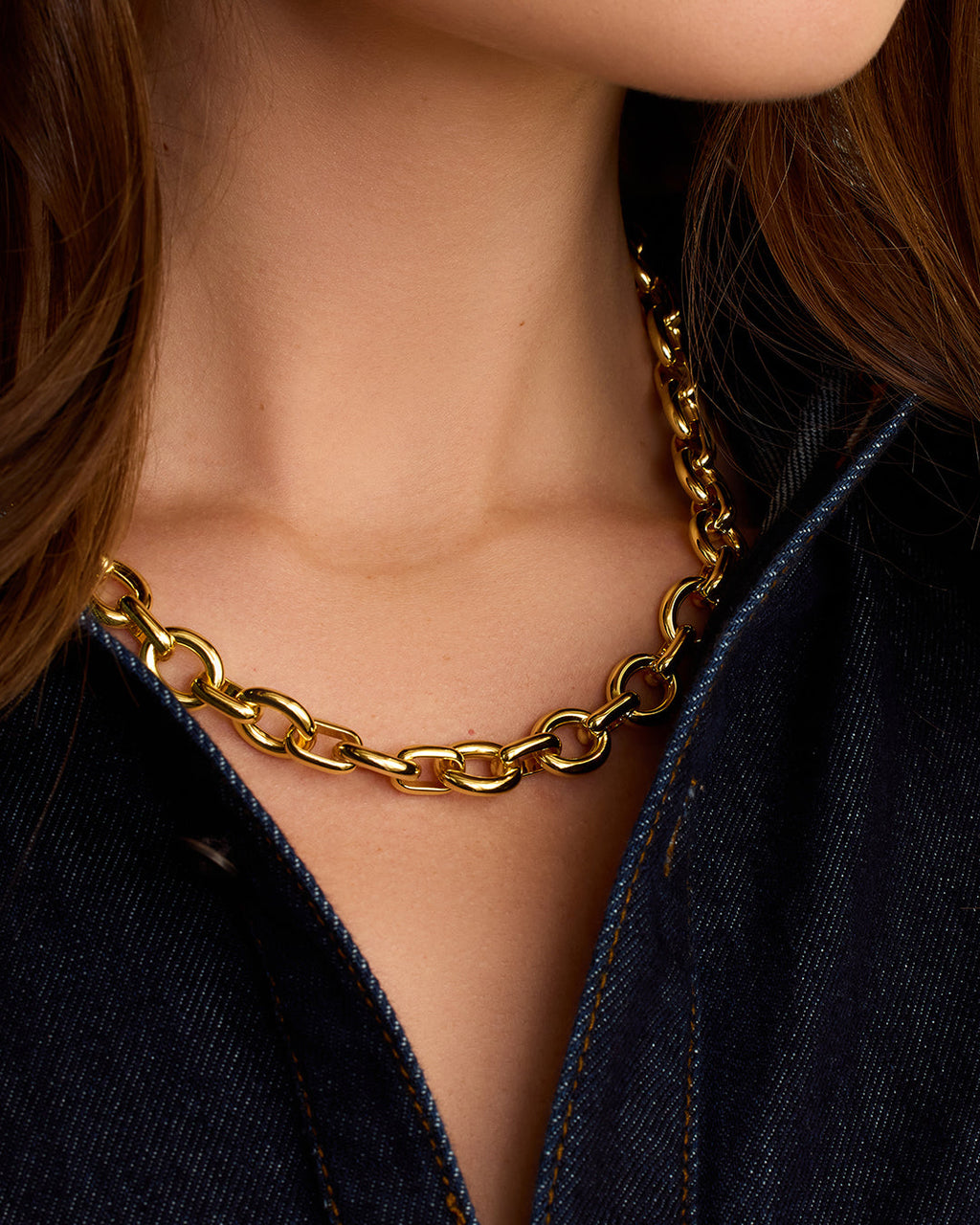 Adriana Necklace || option::18K Gold Plated