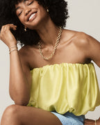 Adriana Necklace || option::18K Gold Plated || set::adriana-necklace-stl