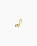Birthstone Parker Charm || option::18K Gold Plated, Ruby - July