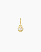 Birthstone Parker Charm || option::18K Gold Plated, Pearl - June