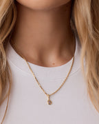 Birthstone Parker Charm || option::18K Gold Plated, Amethyst - February
