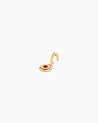 Birthstone Parker Charm || option::18K Gold Plated, Garnet - January