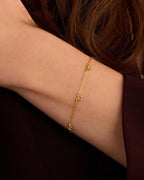Mini Bow Bracelet || option::18K Gold Plated