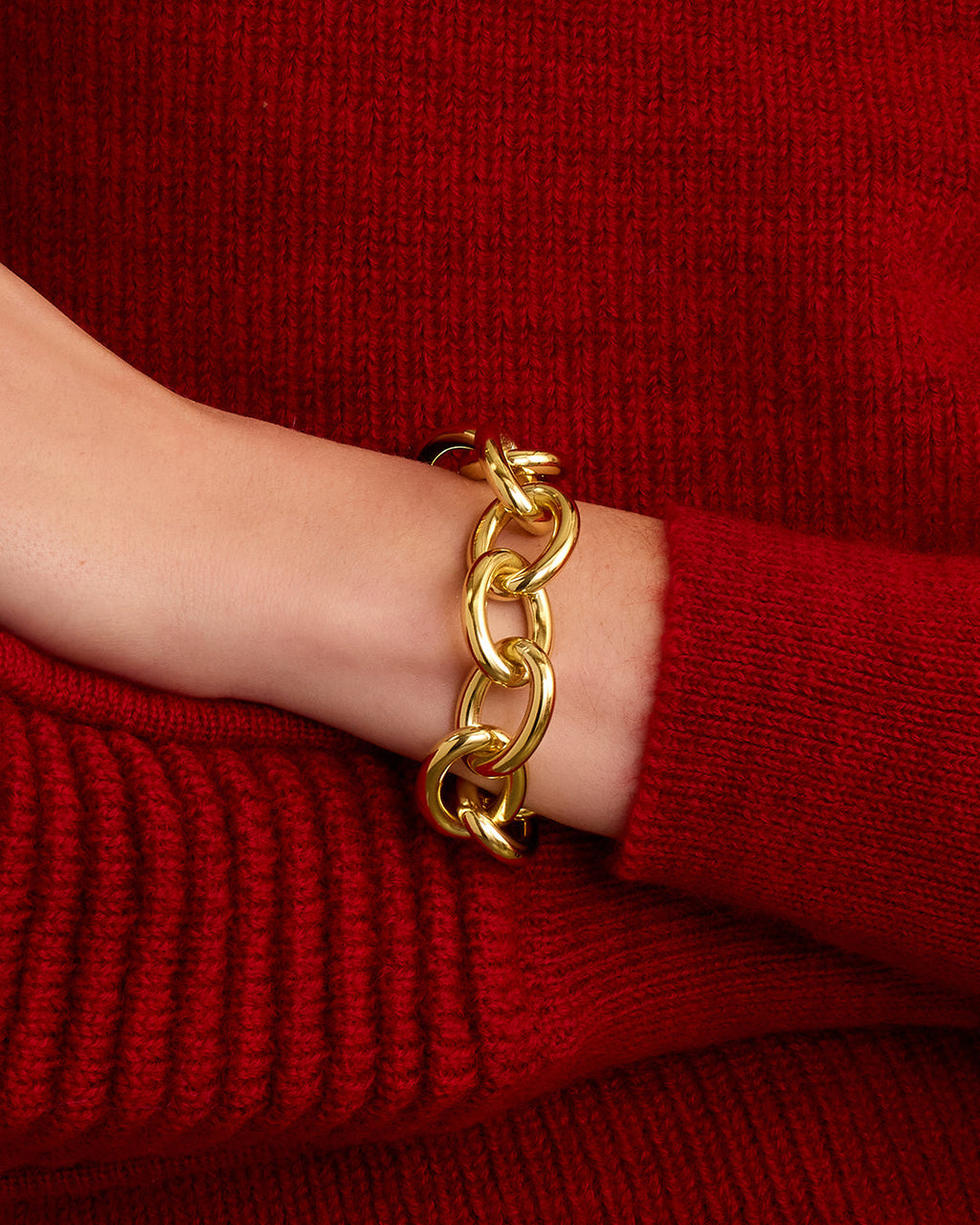 Carmela Bracelet || option::18K Gold Plated