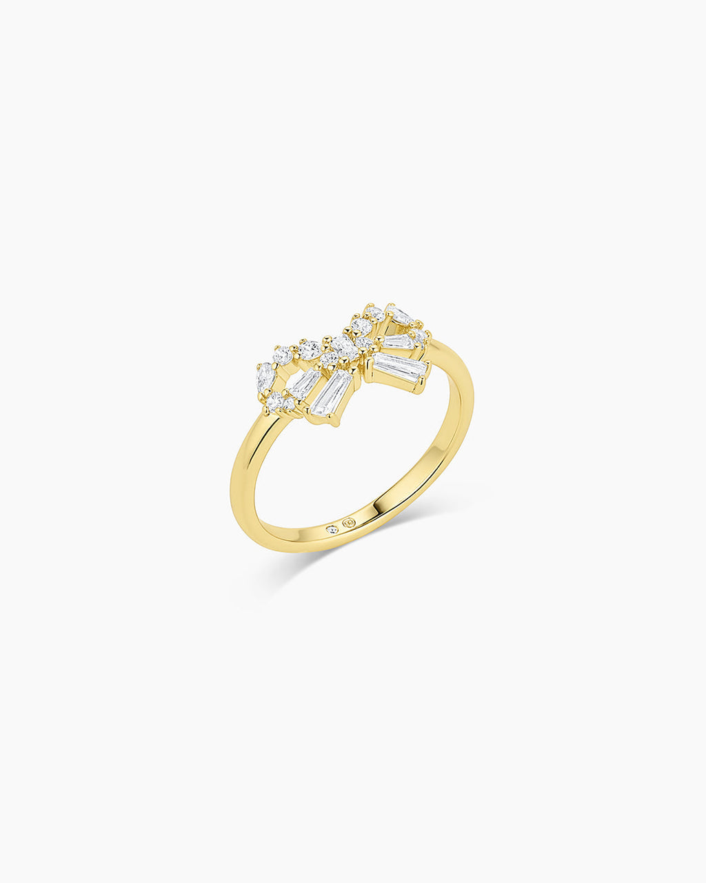 Fancy Bow Ring || option::18K Gold Plated
