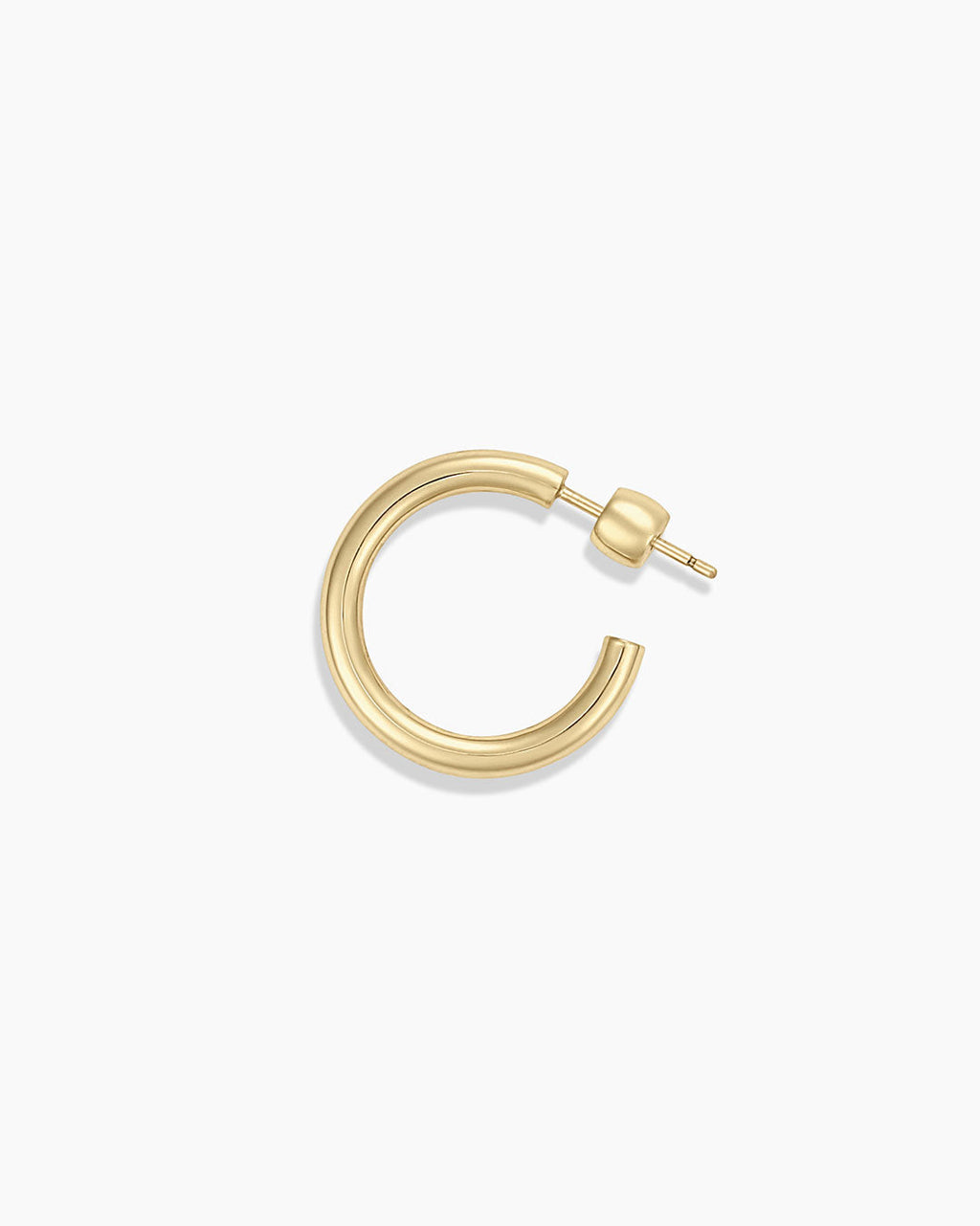 14K Gold Carter Hoops || option::14K Solid Gold, 20mm