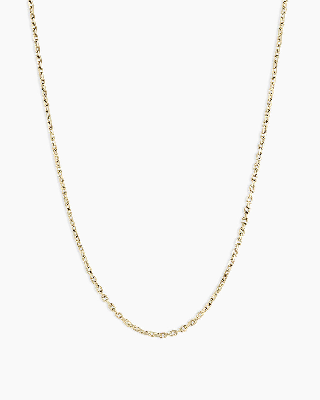 14K Gold Delicate Link Chain || option::14K Solid Gold