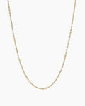 14K Gold Delicate Link Chain || option::14K Solid Gold