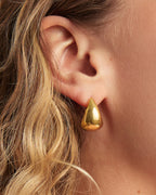 Banks Earrings || option::18K Gold Plated