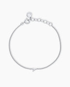 Wilder Mini Alphabet Bracelet || option:: Silver Plated, Y
