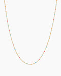 Capri Short Necklace || option::18K Gold Plated, Miami