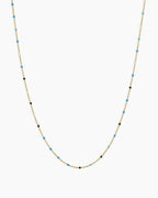 Capri Short Necklace || option::18K Gold Plated, Laguna