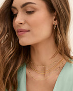 Capri Short Necklace || option::18K Gold Plated, Palm Desert