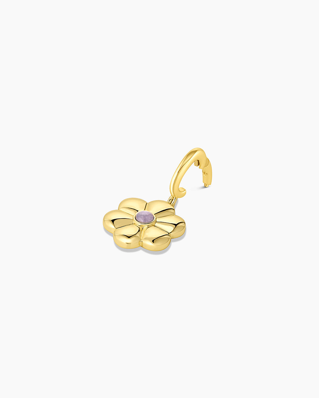 Lavender Flower Parker Charm || option::18K Gold Plated