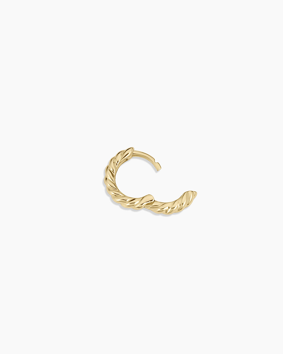 14K Gold Crew Helium Huggies || option::14K Solid Gold
