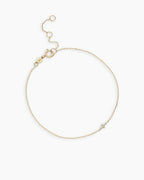 Diamond Cross Bracelet || option::14K Solid Gold
