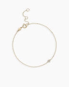Diamond Star of David Bracelet || option::14K Solid Gold