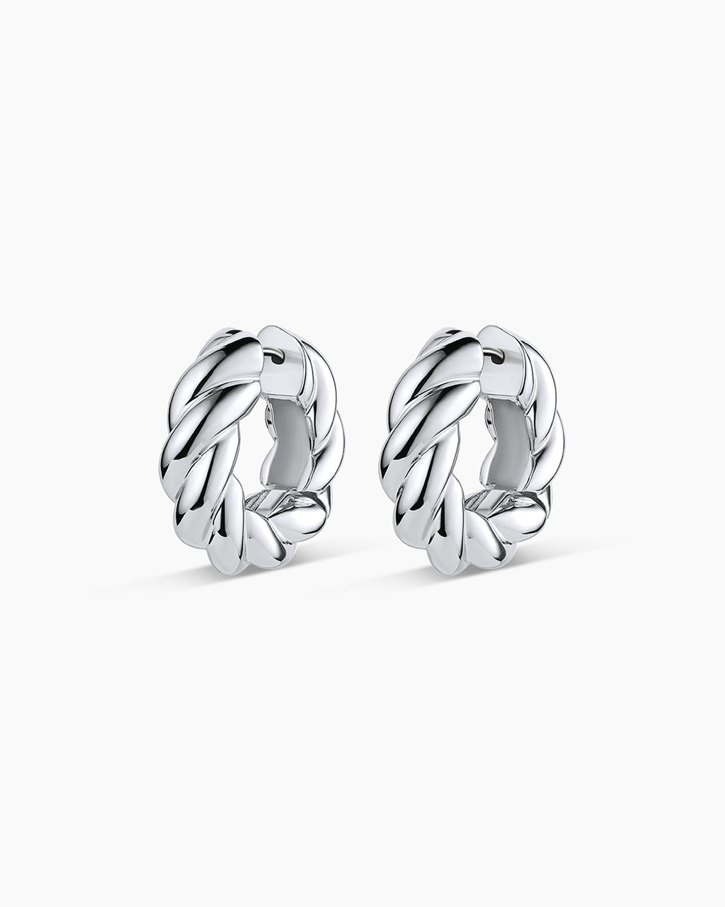 Crew Helium Hoops || option::Silver Plated