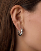 Crew Helium Hoops || option::Silver Plated