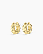 Crew Helium Huggies || option::18K Gold Plated