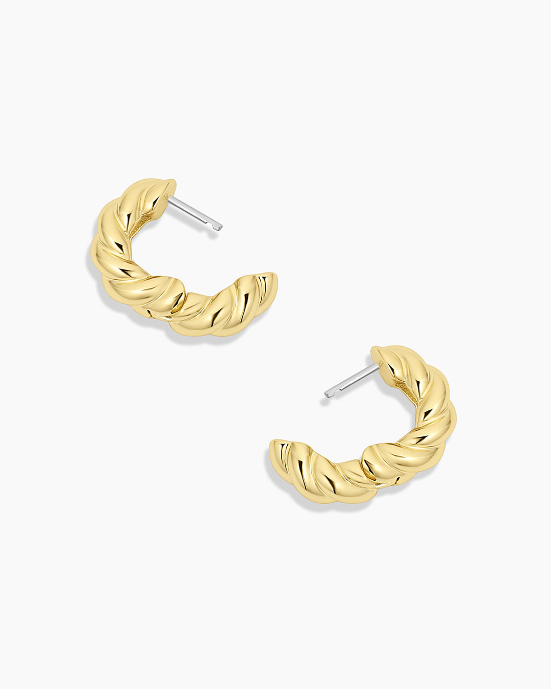 Crew Helium Huggies || option::18K Gold Plated