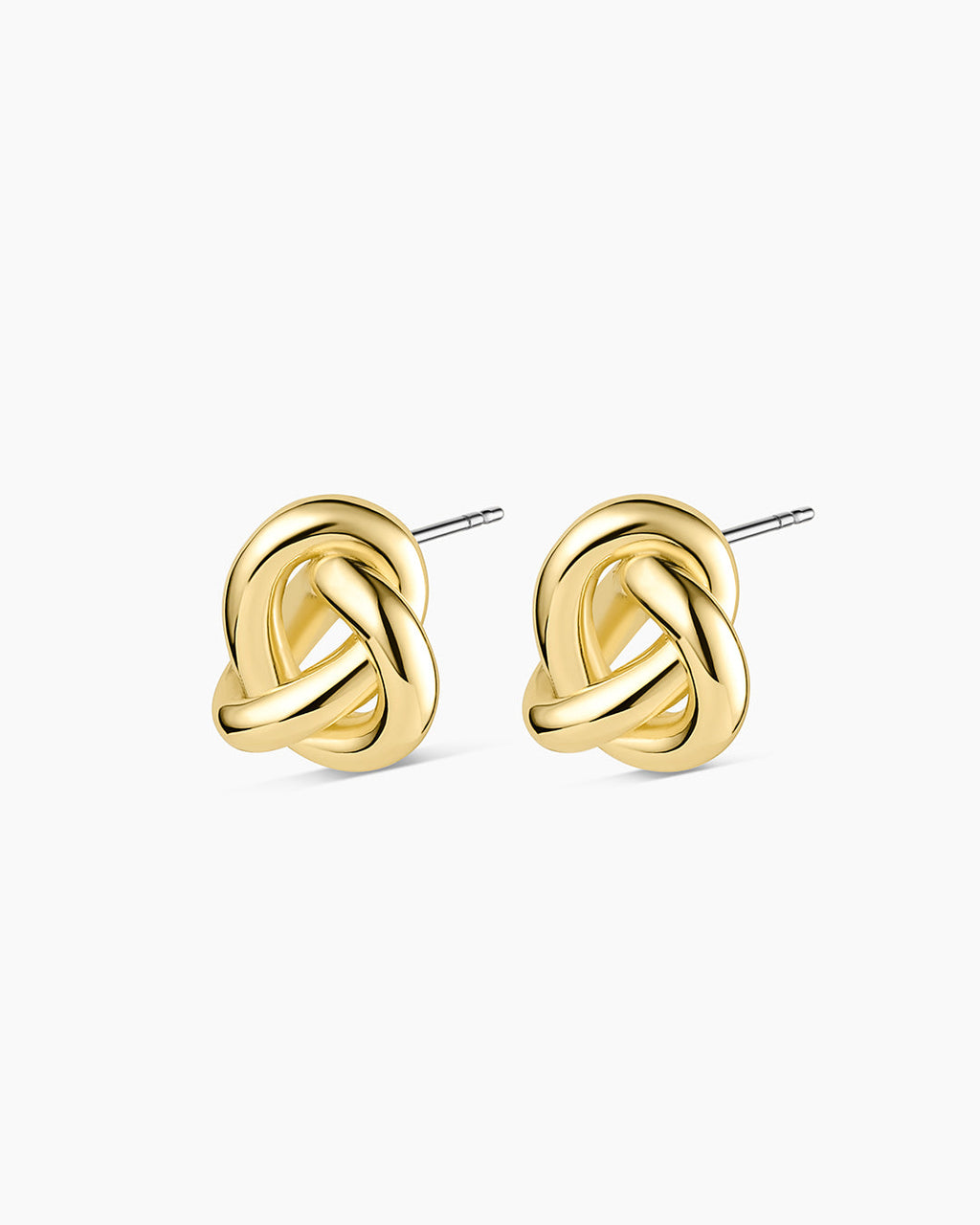 Infinity Knot Studs || option::18K Gold Plated
