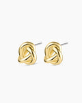 Infinity Knot Studs || option::18K Gold Plated