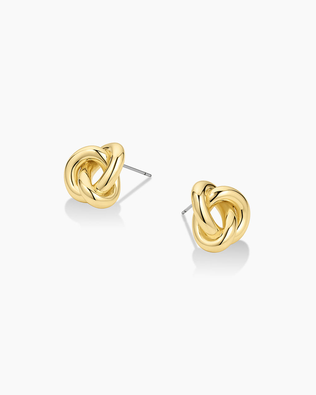 Infinity Knot Studs || option::18K Gold Plated