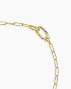 Crew Link Necklace || option::18K Gold Plated