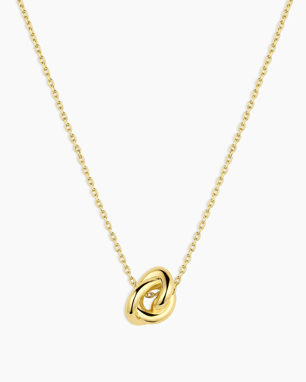 Infinity Knot Necklace || option::18K Gold Plated