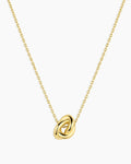 Infinity Knot Necklace || option::18K Gold Plated