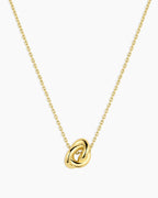 Infinity Knot Necklace || option::18K Gold Plated
