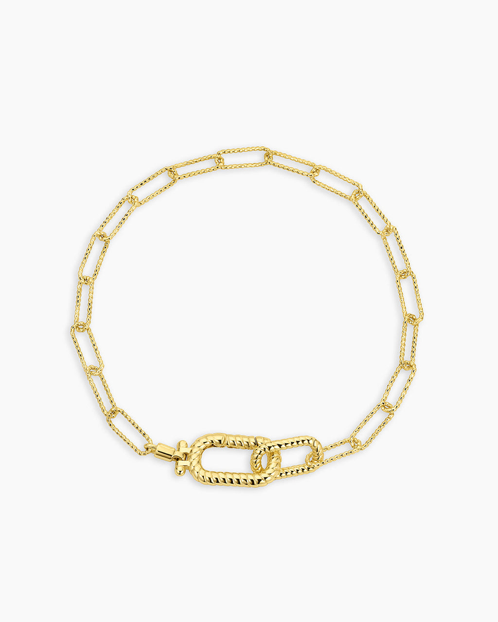 Crew Link Bracelet || option::18K Gold Plated